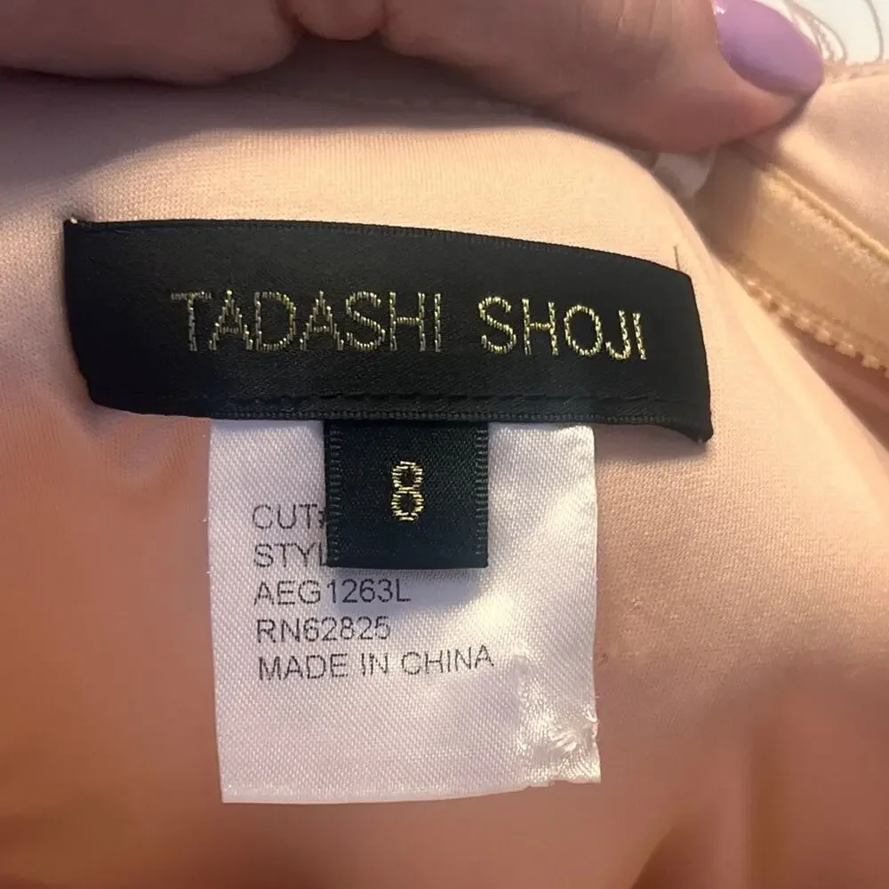 Tadashi Shoji Cream Lace Maxi Dress - Picture 9 of 10